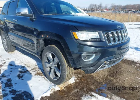 2015 Jeep Grand Cherokee Overland из США, поврежденный, VIN 1C4RJFCG3FC726748